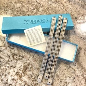 Swarovski Crystal wrap bracelet trio